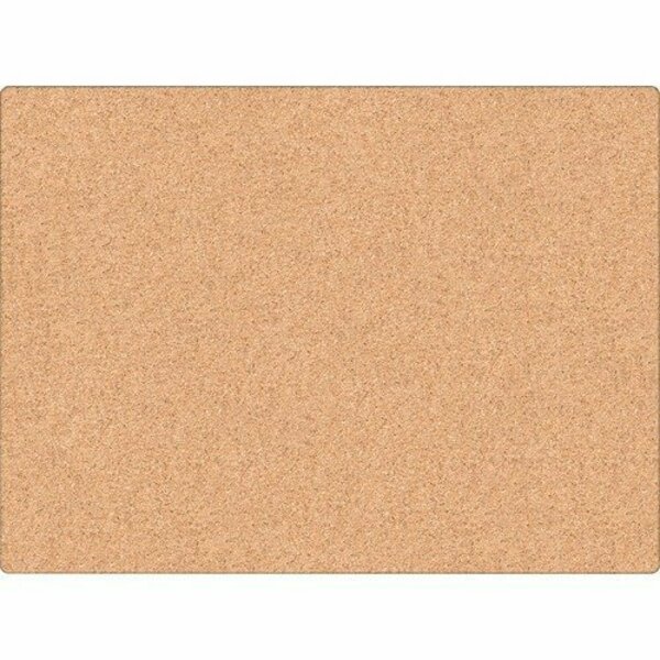 U Brands Cork Board, Canvas, Frameless, 24inx7/10inx18in, Natural UBR2873U0001